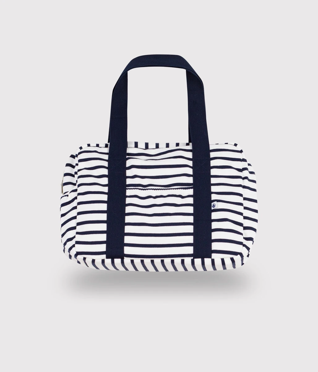 Sac de maternité bébé en coton à rayures