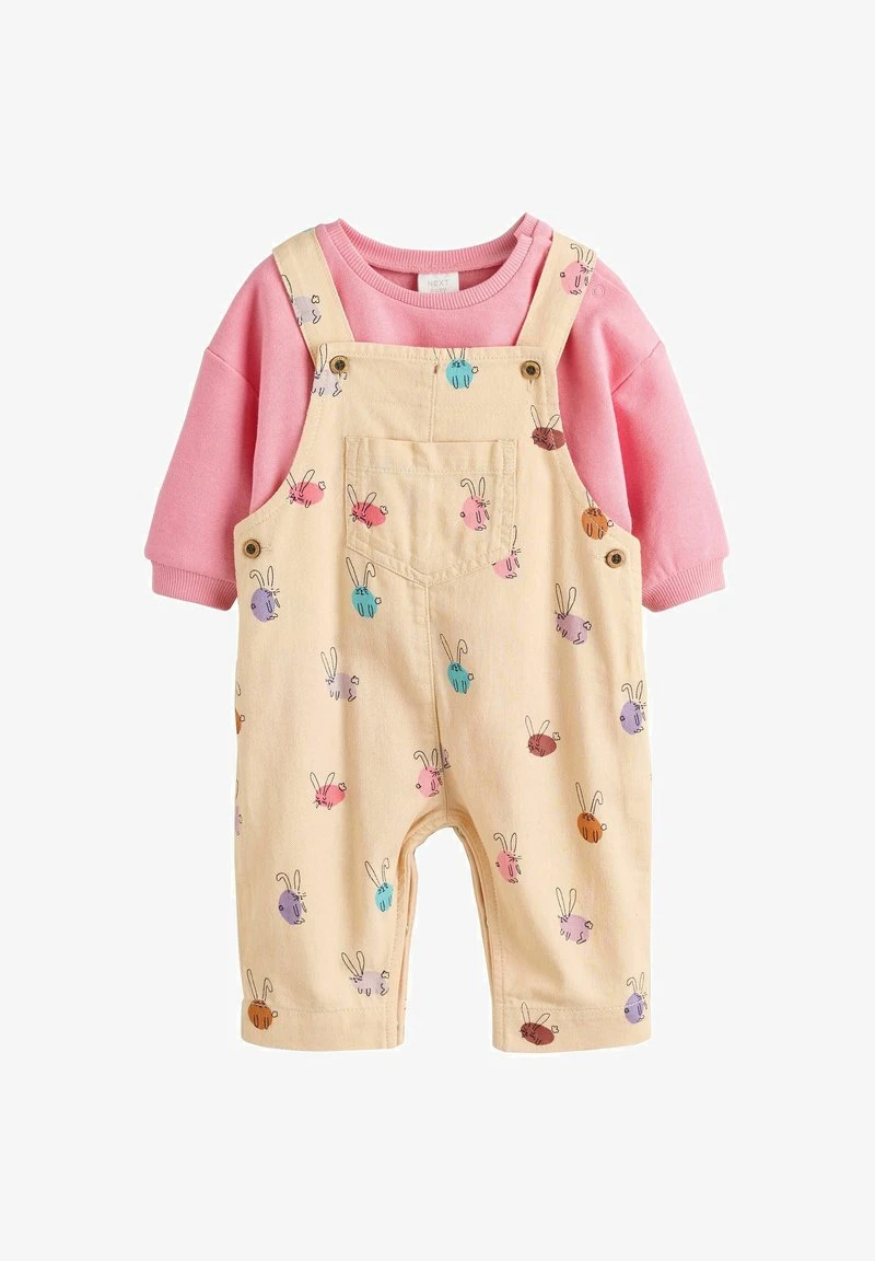 REGULAR FIT - PRINT LONG SLEEVE 2 PIECE SET - Body - cream pink rabbit