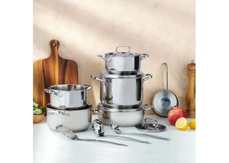 Lagostina - Sfiziosa Sfiziosa Batterie de Cuisine Casseroles et Ustensiles Inox 13 - Les Secrets du Chef