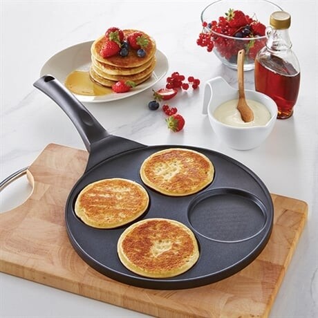 Poêle 4 blinis ou pancakes à induction 26,5 cm
