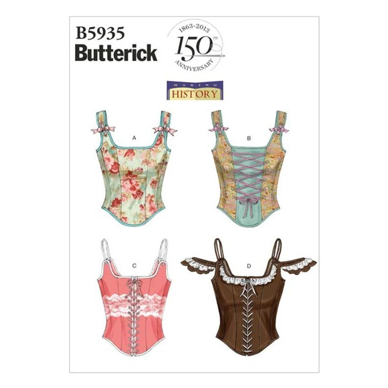 Corset historique, Butterick 5935|38 - 46