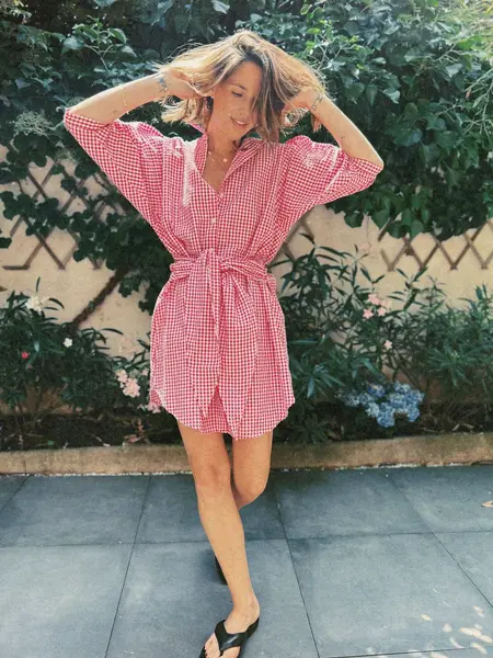 La robe Giulia - vichy rose