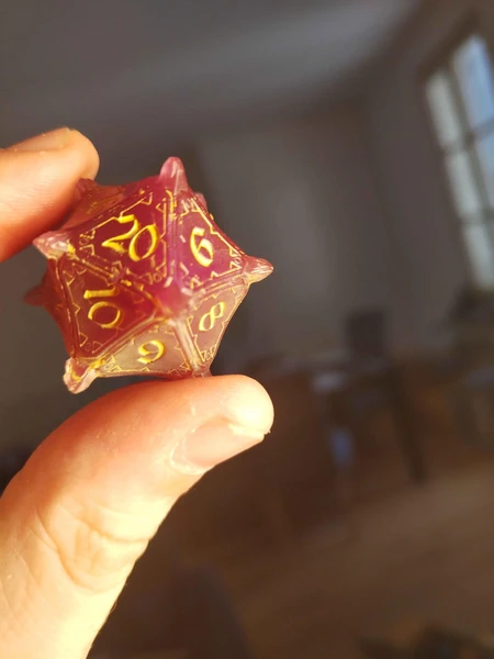 ShadowHeart D20 Customizable for TTRPG Role Playing Game Sharp