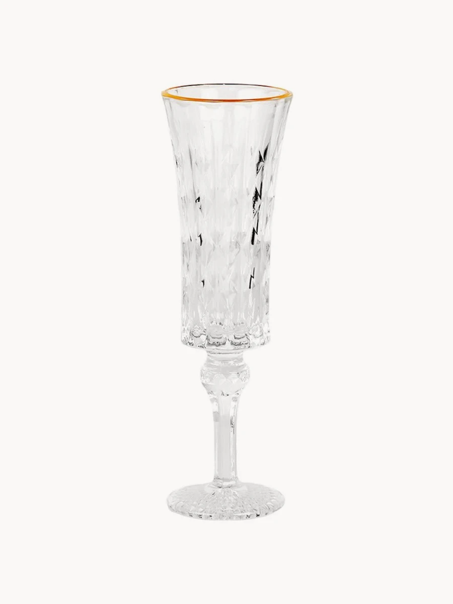 6 Verres à champagne Luna