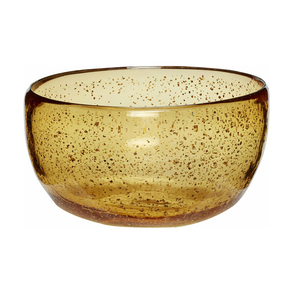 Bol en verre ambré Glow - Hübsch
