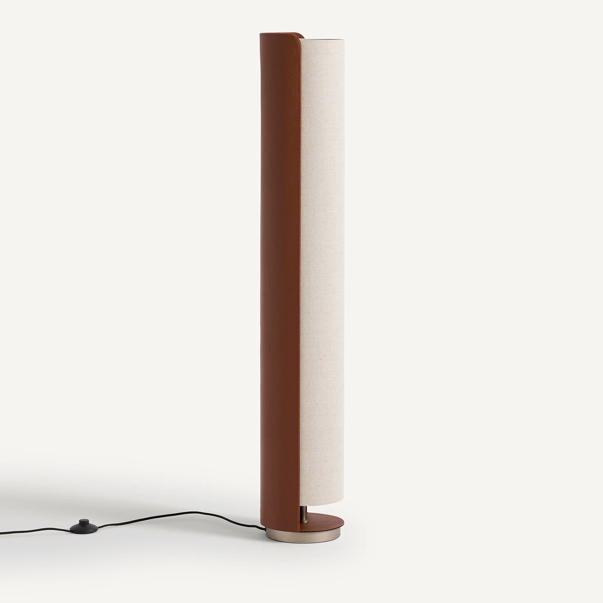 Lampadaire simili et lin