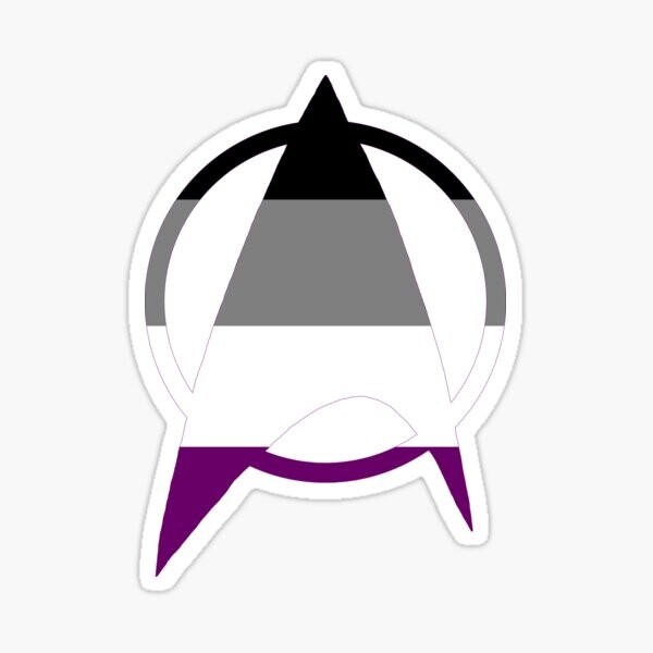 Fierté asexuée de Starfleet | Sticker