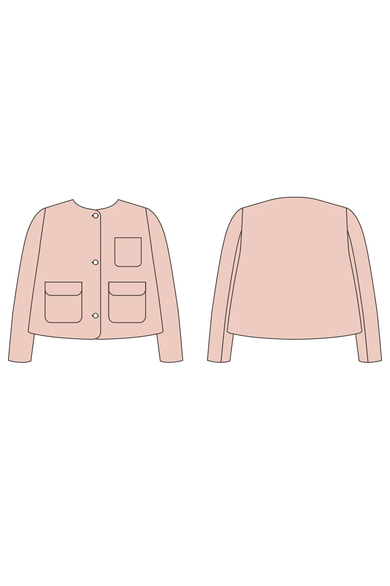 Rhoda Boxy Lined Jacket PDF Sewing Pattern