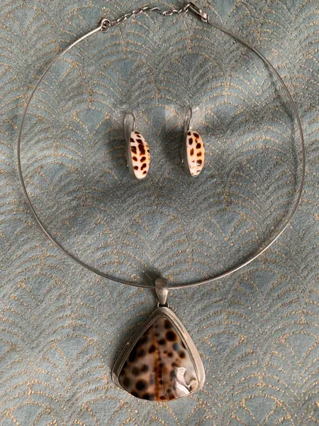 Parure argent et nacre