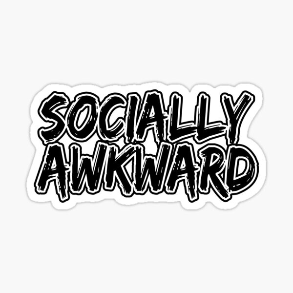 Mal-à-l'aise en société | Sticker