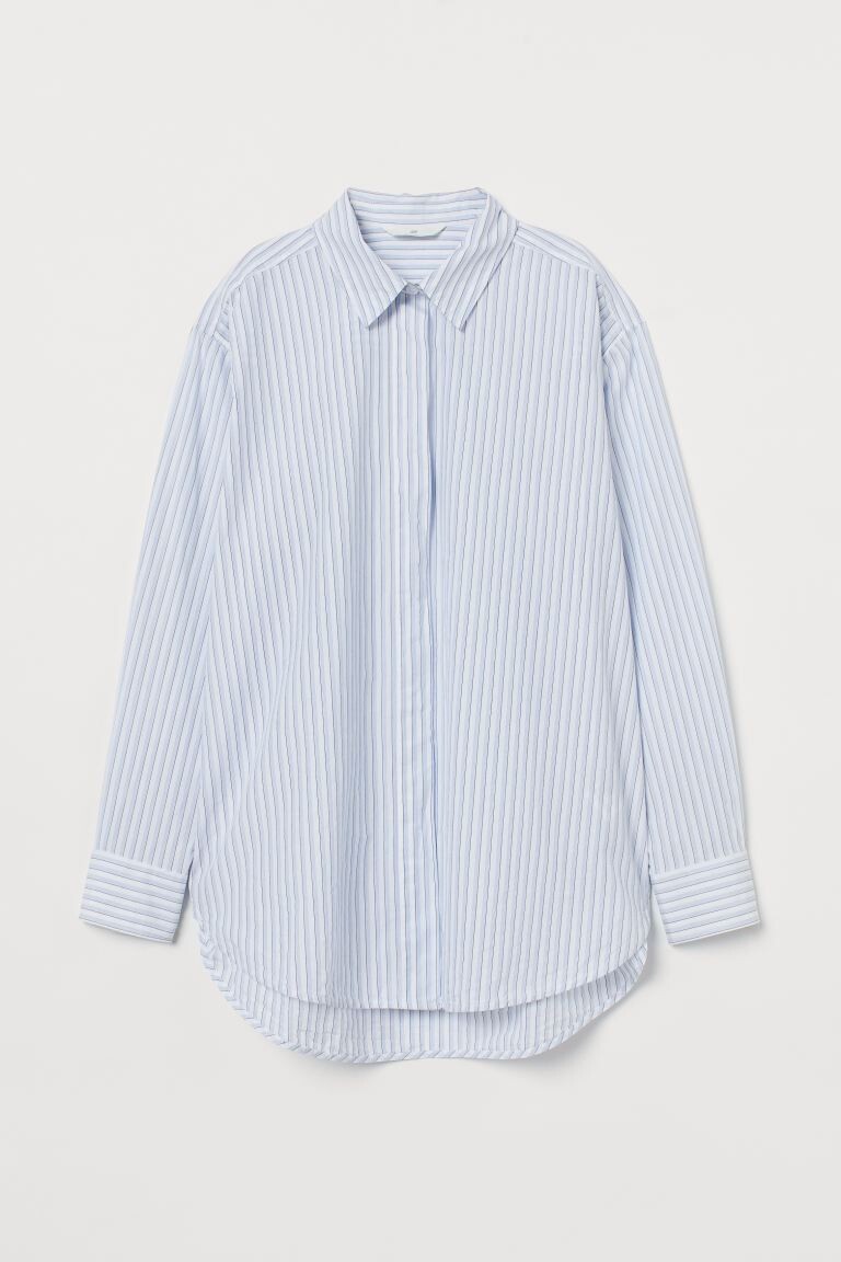 Chemise oversize en coton