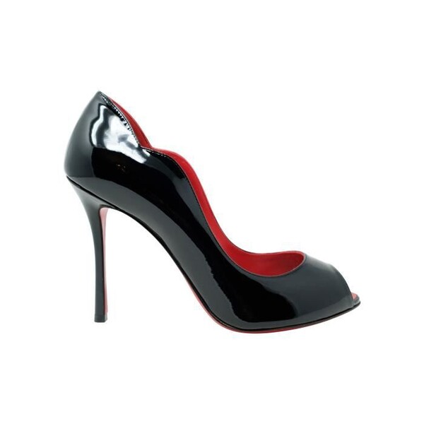CHRISTIAN LOUBOUTIN FEMME 1220195J950 NOIR CUIR ESCARPINS