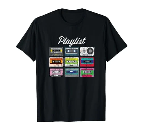 Cassette rétro de mixtape DJ hip hop old school T-Shirt
