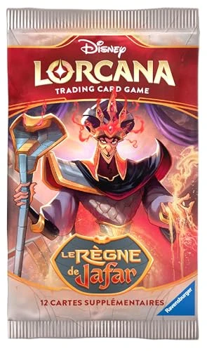 Ravensburger JCC Disney Lorcana : 1 Booster aléatoire Le Règne de Jafar (12 cartes) dès 8 ans