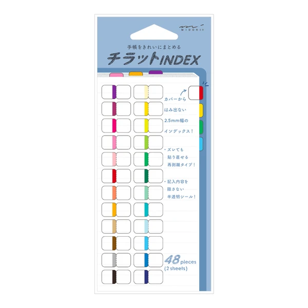 Index Label Multicolor