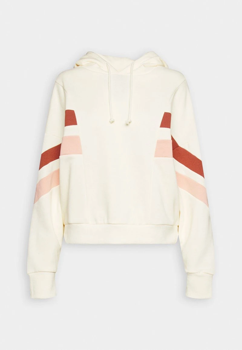 Sweatshirt - white/brown/pink - XL