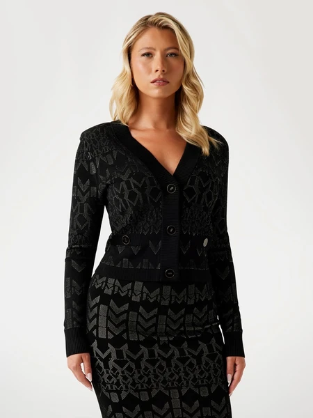 Cardigan logo Marciano