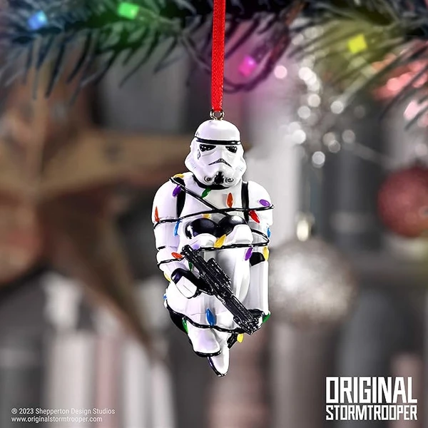 Boule de Noël : Stormtrooper In Fairy Lights