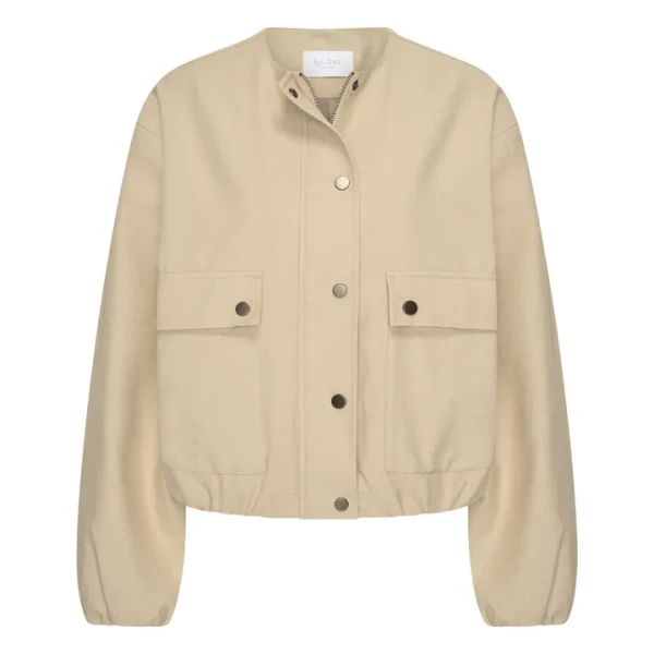 Veste Maggie Coton et Lin | Beige foncé