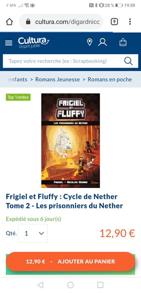 Frigiel et fluffy-- cycle du nether - tome 2