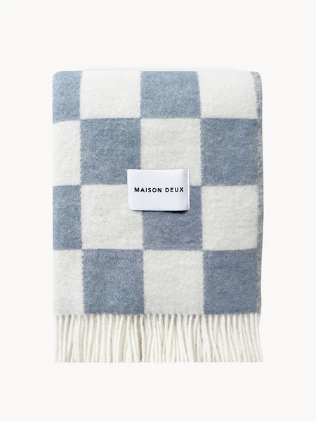 Plaid en laine à carreaux Checkerboard | Westwing