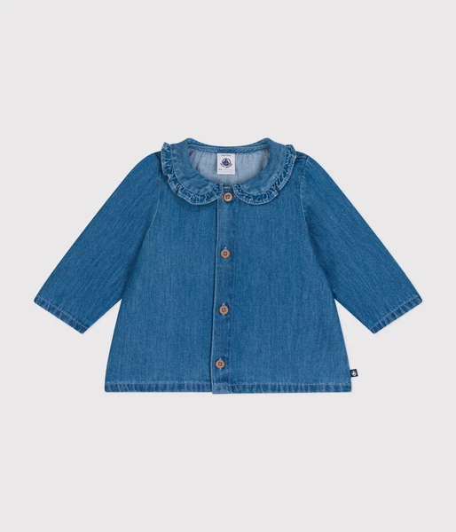 Blouse en denim léger bébé