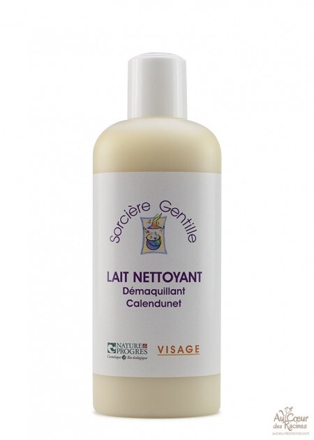 Lait nettoyant démaquillant Calendunet Biologique - Fabrication artisanale