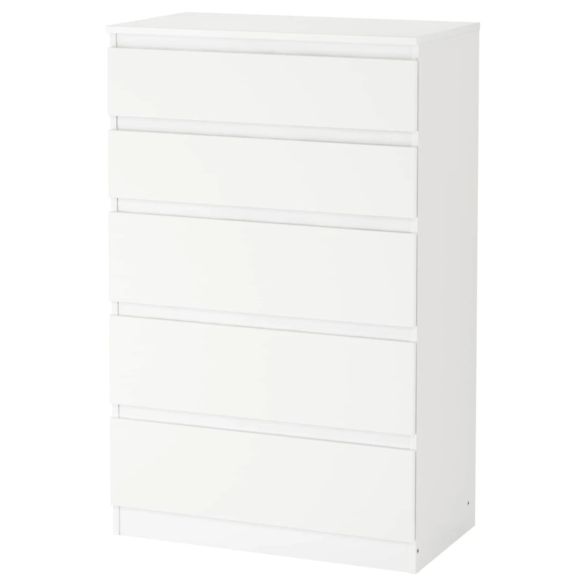 KULLEN Commode 5 tiroirs - blanc 70x112 cm