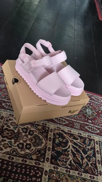Pink Sandals Dr Martens