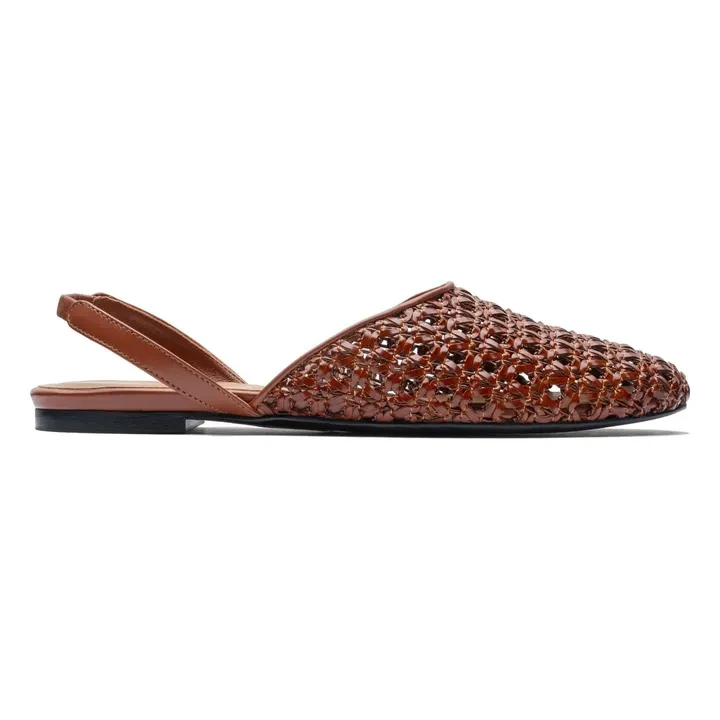 Slingback Tressées | Marron