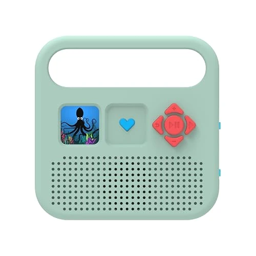 Merlin - Boîte à Histoires avec 1000 titres Inclus - Contenus Bayard Milan & Radio France - 3-12 Ans - Vert Amande - Version 2