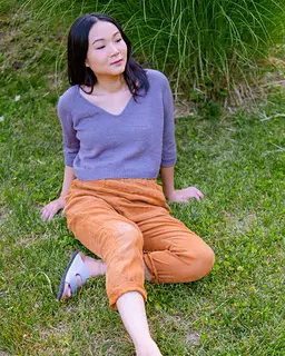 Slightly Sassy V pattern by Aimee Sher