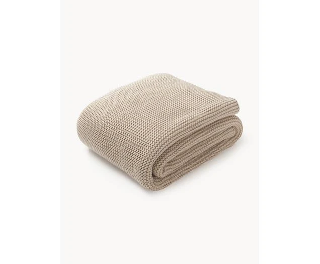 Plaid en tricot de coton bio Aladyn