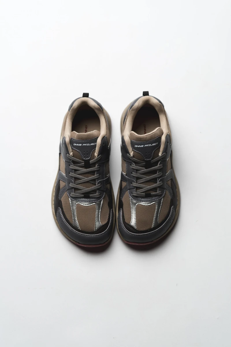 Barefoot Sneaker Retro Run Muddy Grey | OHNE PROJECT