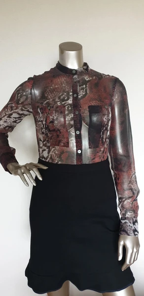 Karen Millen semi transparante blouse maat UK8