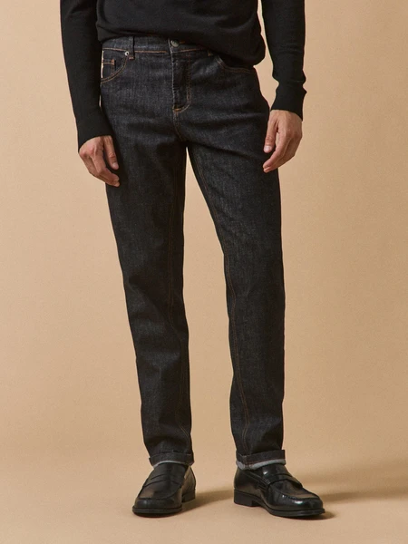 Jean regular homme - coton biologique, délavage écoresponsable