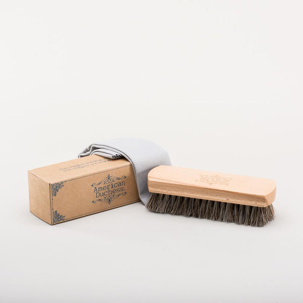 Shoe Brush and Polishing Cloth