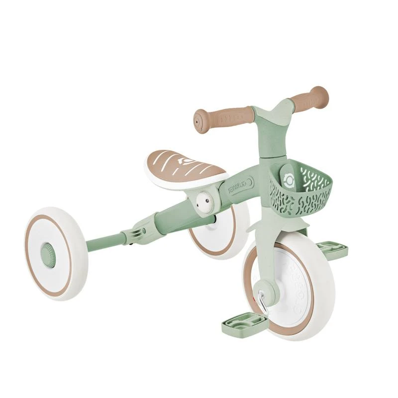 Tricycle learning 2 en 1 plus eco vert sauge - Globber