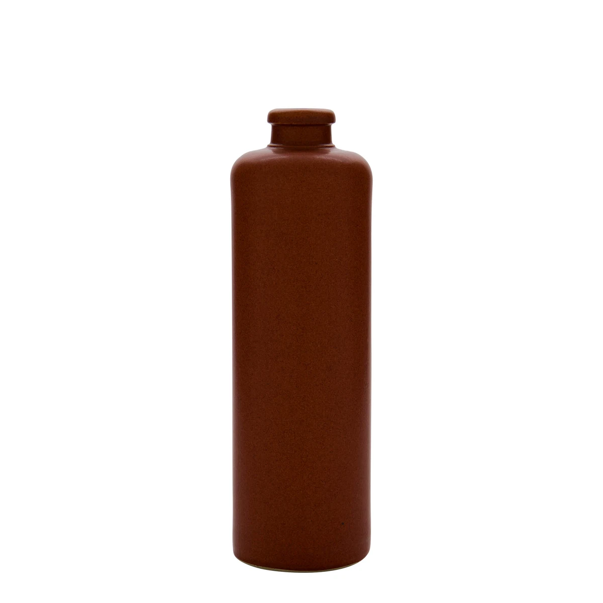 Cruche en grès 500 ml, rouge-brun, ouverture : bouchon en liège