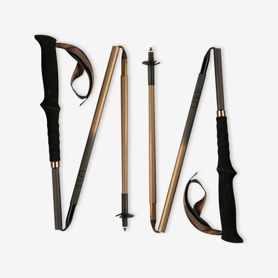 BÂTONS TRAIL RUNNING PLIABLES CARBONE 3 BRINS