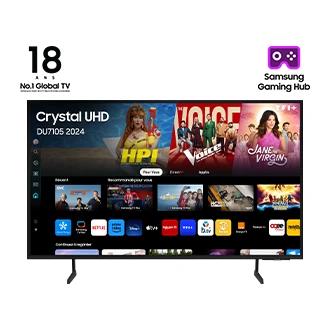 TV Crystal UHD 65" DU7105 2024, 4K, Smart TV