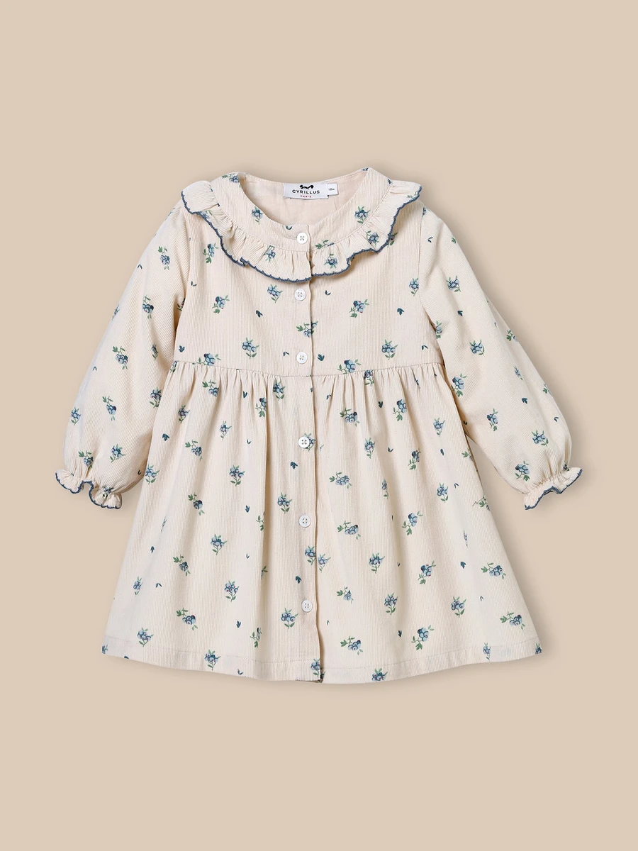 Robe en velours bébé