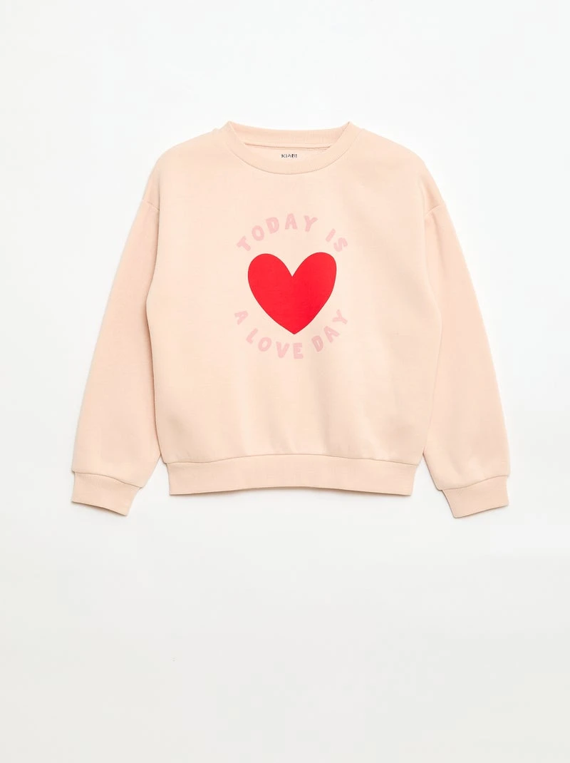 Sweat à manches longues avec imprimé