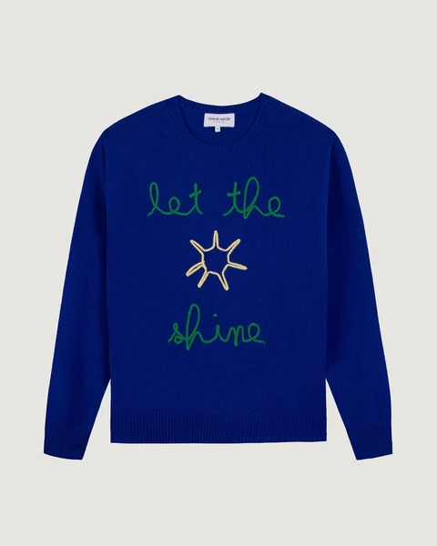 Le Pull Buzelin En Cachemire "let the sun shine"