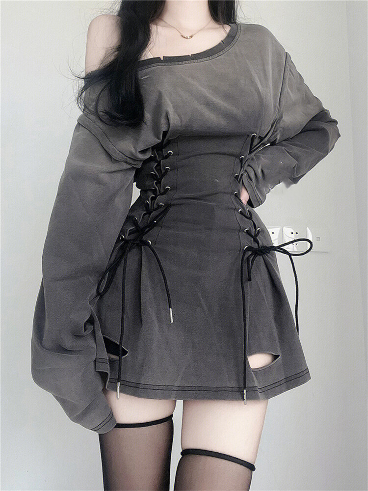 Robe façon corset 