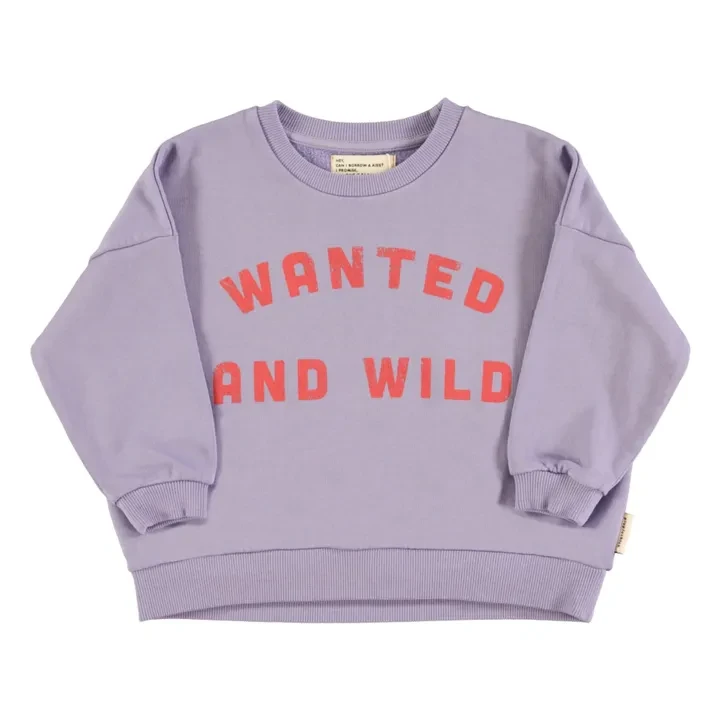 Sweat Wanted And Wild Coton Bio | Violet