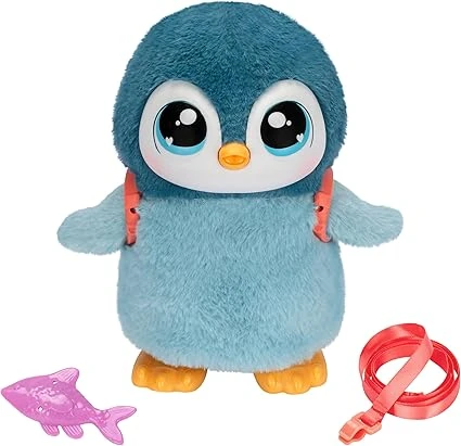 Little Live Pets Mon Petit Pingouin - Waddles | Jouet interactif Doux à câliner Qui Marche, Danse et Bat des Ailes. Plus de 25 Sons et réactions. Piles fournies. À partir de 5 Ans.