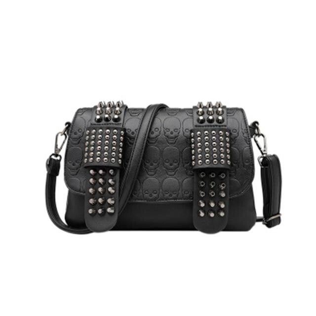 Sac à rivet gravé skull