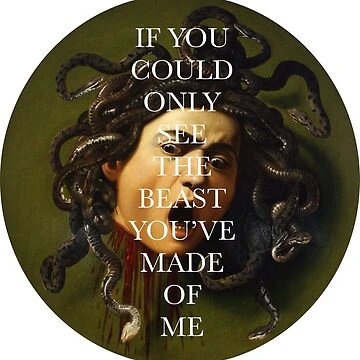 Méduse de Caravage | Sticker