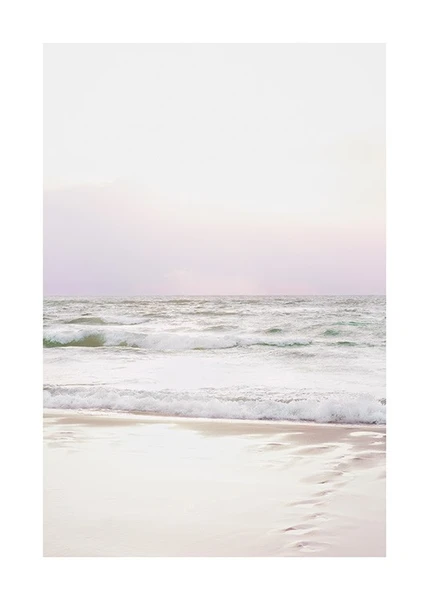Pastel Waves Affiche